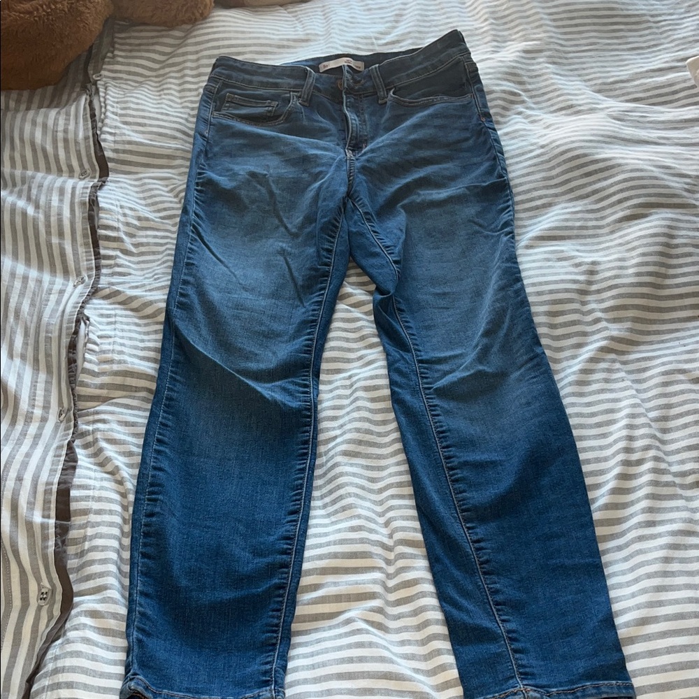 SO Women's Boot Cut Jeans - Dark Blue